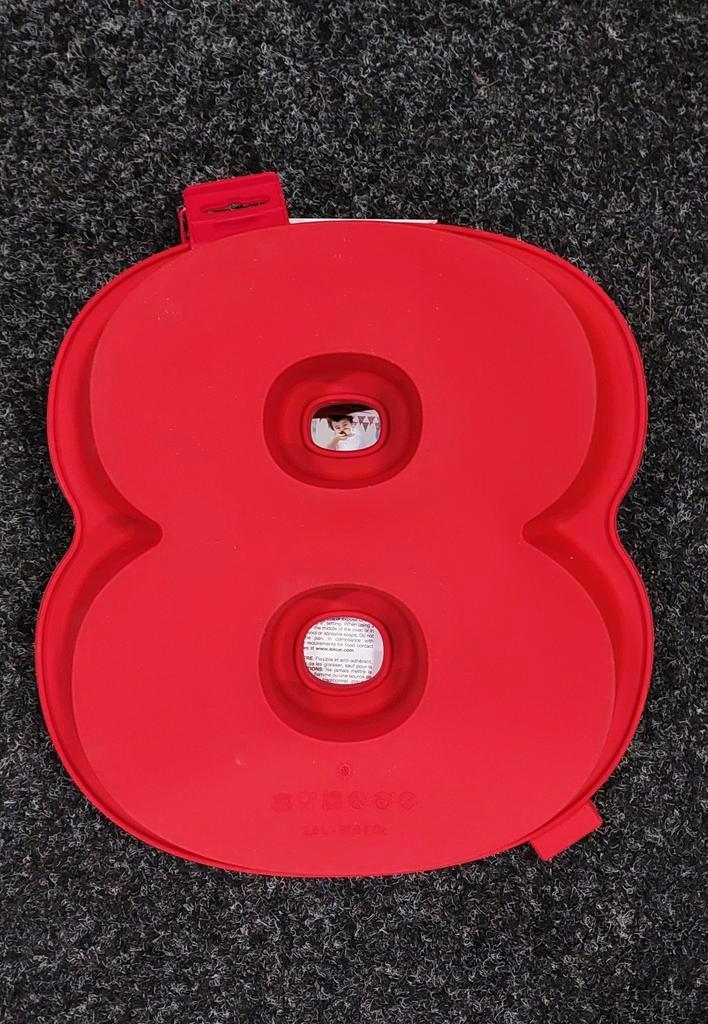 Bakvorm Nummer 8 Silicone Lékué, Huis en Inrichting, Keuken | Tupperware, Nieuw, Overige typen, Rood, Ophalen of Verzenden