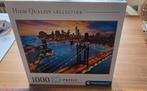 Puzzel New York City bij zonsondergang 1000stuks, Hobby en Vrije tijd, Ophalen of Verzenden, 500 t/m 1500 stukjes, Zo goed als nieuw