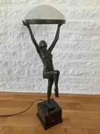 Max le Verrier lady lamp tafellamp art deco, Ophalen