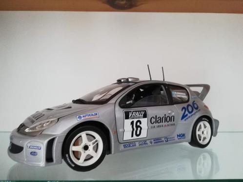 Peugeot 206 WRC 2000 - 1:18 - Solido, Hobby en Vrije tijd, Modelauto's | 1:18, Zo goed als nieuw, Auto, Solido, Verzenden