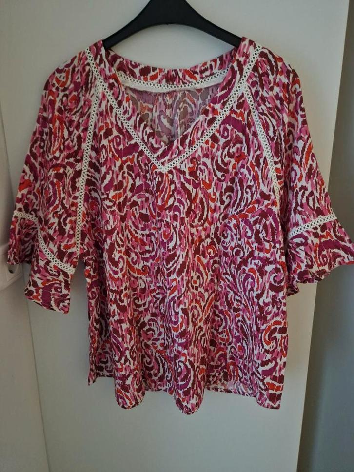 nieuw top/blouse mt 3/48 (Paprika), Kleding | Dames, Tops, Nieuw, Maat 46/48 (XL) of groter, Ophalen of Verzenden