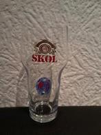 Bierglas SKOL met logo international police association, Ophalen of Verzenden, Glas of Glazen, Overige merken