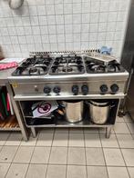 Electrolux professioneel gasfornuis 6 pits, Gebruikt, 60 cm of meer, Ophalen of Verzenden, Gas