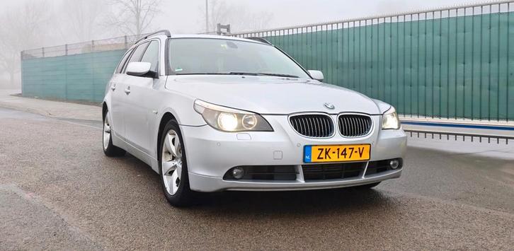 BMW 2005 Grijs, Auto's, BMW, Particulier, 5-Serie, ABS, Airbags, Airconditioning, Android Auto, Apple Carplay, Bluetooth, Boordcomputer