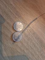 Twee Kwartjes Juliana 1954 & 1977, Postzegels en Munten, Munten | Nederland, Ophalen of Verzenden, Koningin Juliana, 25 cent, Losse munt