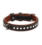 WAUDOG Soft Deco Halsband Leder Zwart XS Nek 27-36 cm -35%!, Dieren en Toebehoren, Ophalen of Verzenden, Handgemaakt, Nieuw