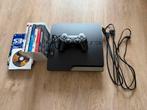 Playstation 3 met games en controller, Ophalen of Verzenden, Zo goed als nieuw, Met 1 controller, Met games