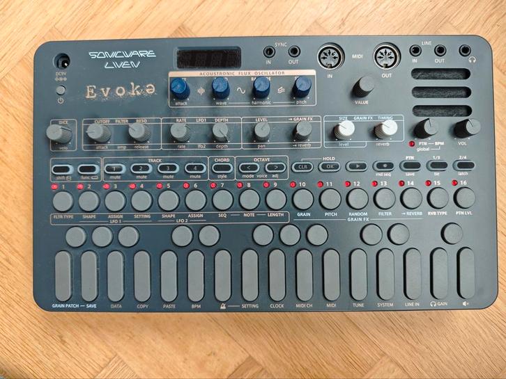 Sonicware Liven Evoke, Muziek en Instrumenten, Synthesizers, Zo goed als nieuw, Overige aantallen, Overige merken, Ophalen of Verzenden