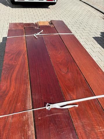 38 m2 massieve jatoba parketvloer . 18 cm breed 2 cm dik beschikbaar voor biedingen