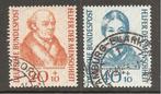 Duitse Bondsrepubliek Yvert nrs 100 en 101, Verzenden, BRD, Gestempeld