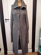 Sarah Pacini Lange Gebreide Jurk/Vest - Nieuwstaat, Sarah Pacini, Ophalen of Verzenden, Nieuw, Grijs