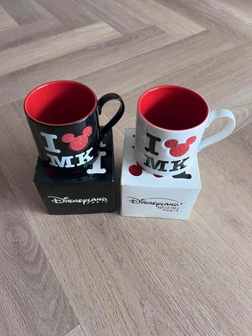 2x Mok - Disney - Mickey Mouse - Disneyland Paris beschikbaar voor biedingen