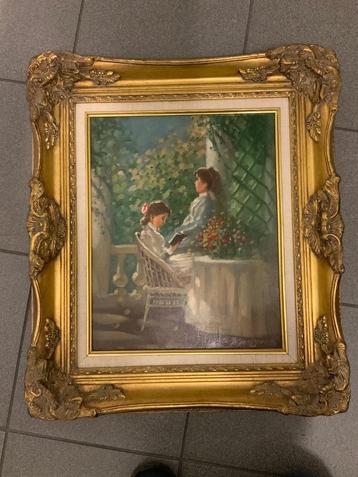 Schilderij klassiek impressionistisch  beschikbaar voor biedingen