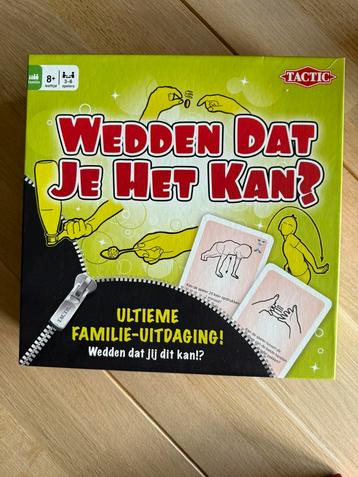 Wedden dat je het kan? – Uitdagend en hilarisch spel! beschikbaar voor biedingen