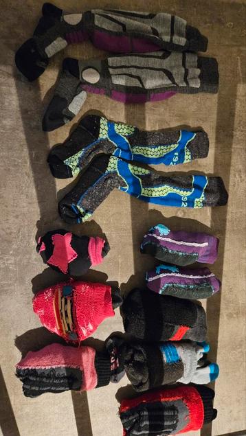 10 Paar Kinder Ski Sokken Maat 31/35 beschikbaar voor biedingen