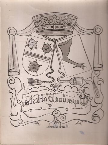 Harkstede Wapen van Harkstede tekening Sievers 50/60er jaren beschikbaar voor biedingen