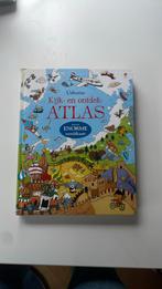 Kijk en ontdek atlas usborne, Ophalen of Verzenden, Zo goed als nieuw