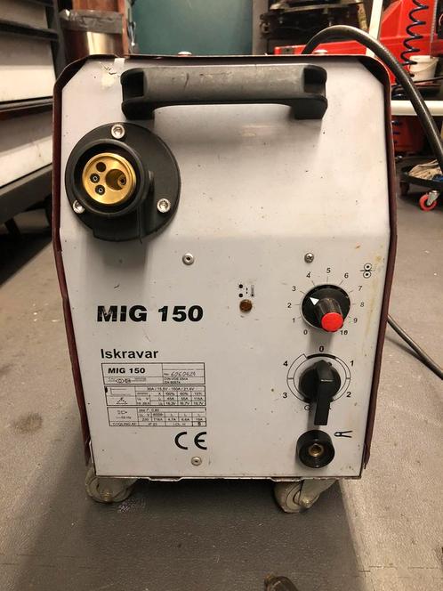 Mig 150A lasapparaat 220 230 volt, Doe-het-zelf en Verbouw, Gereedschap | Lasapparaten, Gebruikt, Co2, 150 tot 250 ampère, Ophalen