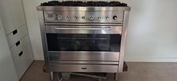 Oud ijzer Boretti Fornuis 90cm  - 1 Fase oven defect beschikbaar voor biedingen