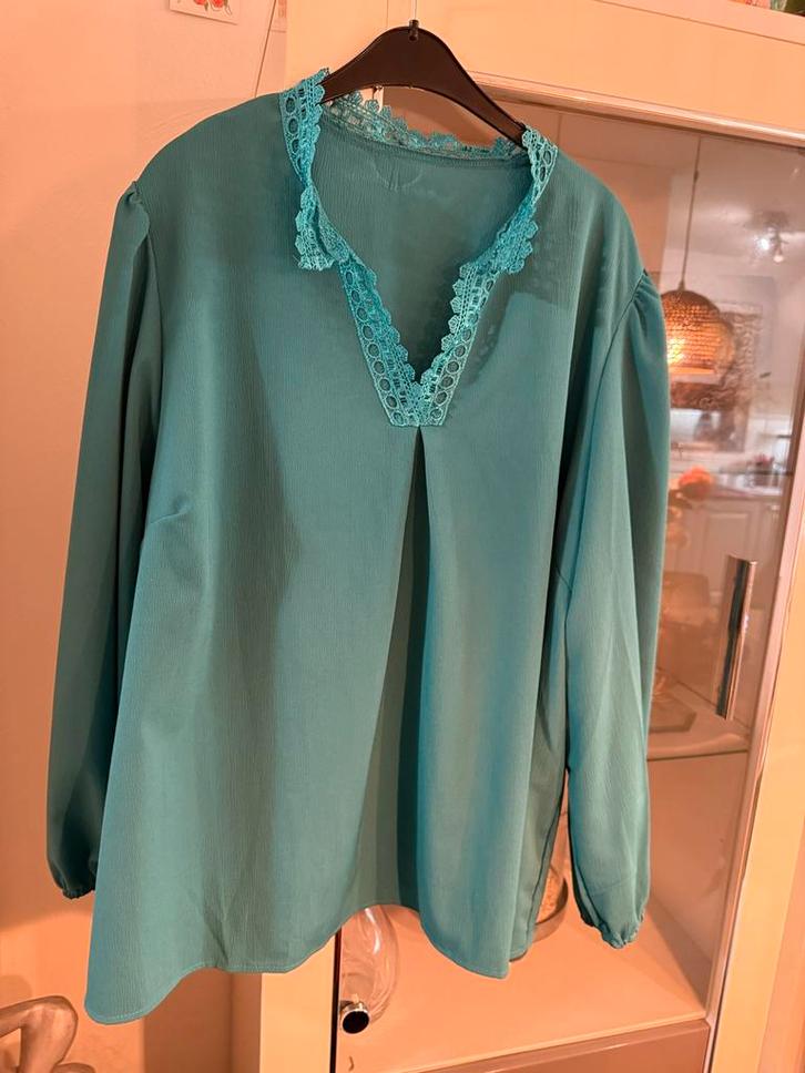 Shein Curve Tuniek Groen Maat 54 Nieuw, Kleding | Dames, Grote Maten, Nieuw, Blouse of Tuniek, Groen, Ophalen of Verzenden