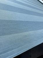Elektrisch zonnescherm 5.20m - Blauw-grijs-groen, Ophalen, 450 cm of meer, Elektrisch, Zo goed als nieuw