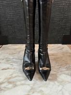 cesare paciotti black full leather boots, Zwart, Ophalen of Verzenden, Cesare Paciotti, Hoge laarzen