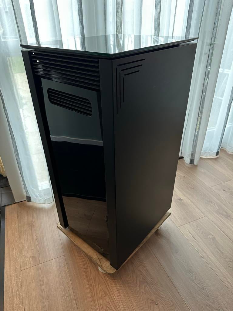 Dielle Grecale 50 Glass Pelletkachel, Huis en Inrichting, Kachels, Ophalen, Gebruikt, Pelletkachel, Vrijstaand