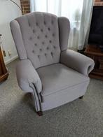 Mooie grijze fauteuil, Huis en Inrichting, Fauteuils, Ophalen, Zo goed als nieuw
