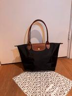 Longchamp Zwarte Schoudertas Maat M - Nieuwstaat, Ophalen of Verzenden, Nieuw, Zwart, Schoudertasje