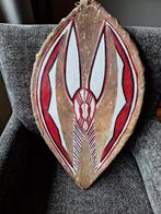 Tribal Schilderij met Speer Motief, Antiek en Kunst, Kunst | Niet-Westerse kunst, Ophalen of Verzenden