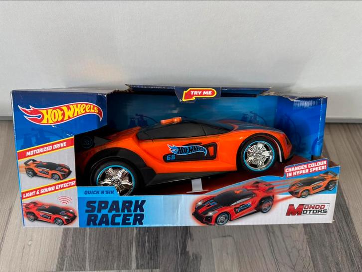 Hotwheels spark racer nieuw in doos, Kinderen en Baby's, Speelgoed | Speelgoedvoertuigen, Nieuw, Ophalen of Verzenden