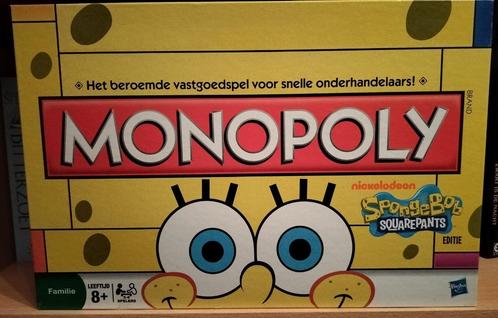 Monopoly van Spongebob Squarepants, Hobby en Vrije tijd, Gezelschapsspellen | Bordspellen, Nieuw, Ophalen