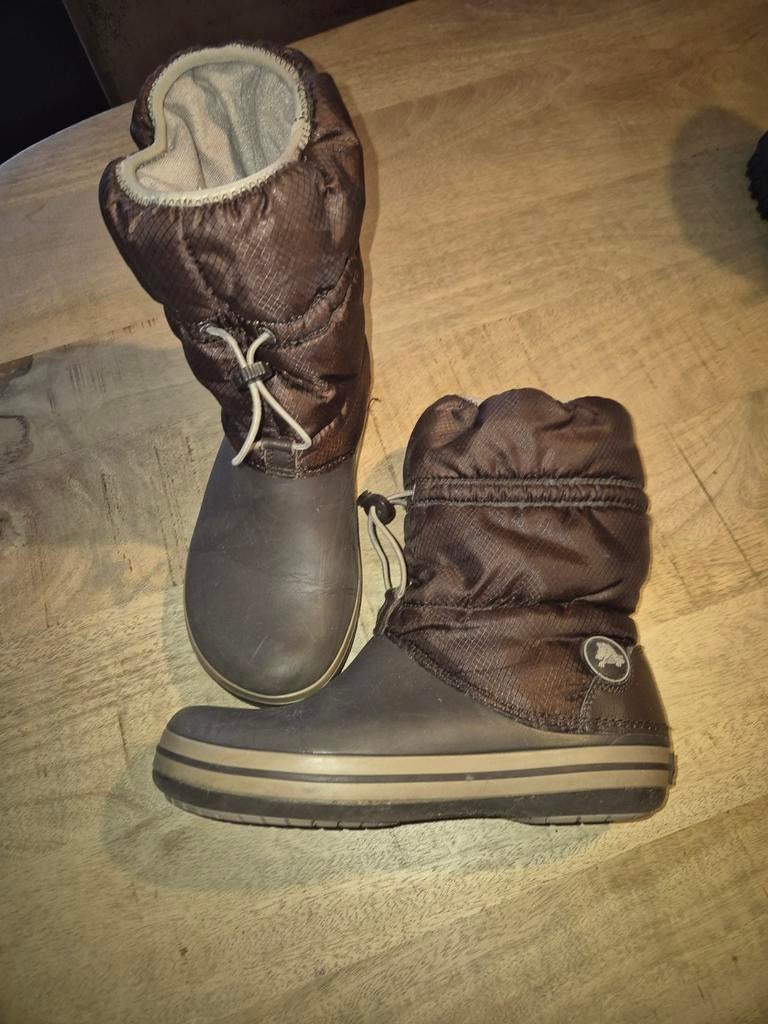 CROCS Snowboots/Sneeuwlaarzen Bruin, Ophalen, Zo goed als nieuw, Maat 38/40 (M), Overige typen
