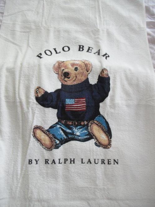 1 RALPH LAUREN STRANDLAKEN - POLO BEAR by Lauren, badlaken, Huis en Inrichting, Badkamer | Badtextiel en Accessoires, Nieuw, Overige typen
