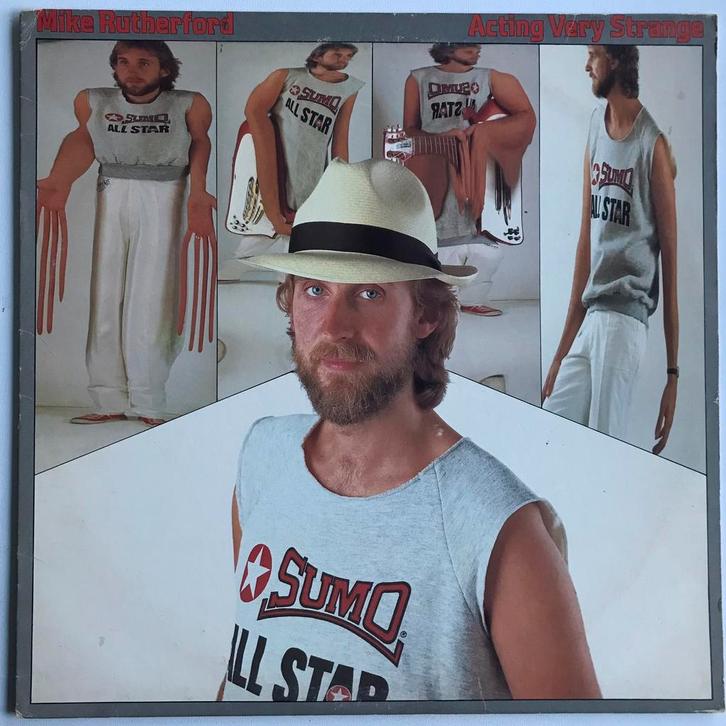 Mike Rutherford - Acting Very Strange LP, Cd's en Dvd's, Vinyl | Pop, Gebruikt, 1980 tot 2000, 12 inch, Ophalen of Verzenden