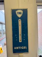 Vintage Fina Antigel Thermidor Thermometer, Verzamelen, Merken en Reclamevoorwerpen, Reclamebord, Gebruikt, ., Ophalen of Verzenden