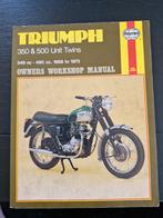 Triumph 350 en 500 twins  manual Haynes, Motoren, Handleidingen en Instructieboekjes, Triumph