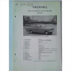 Vauxhall Viva Vraagbaak losbladig 1963-1964 #3 Nederlands, Boeken, Gelezen, Overige merken, Ophalen of Verzenden