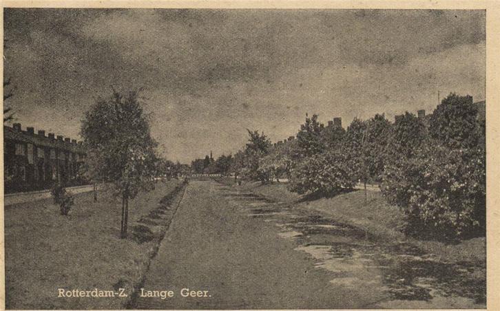 Rotterdam-Z. - Lange Geer. - ongelopen, Verzamelen, Ansichtkaarten | Nederland, Ongelopen, Zuid-Holland, Voor 1920, Ophalen of Verzenden