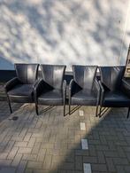 Luxe leren eetkamerstoelen, Huis en Inrichting, Stoelen, Ophalen, Gebruikt, Vier