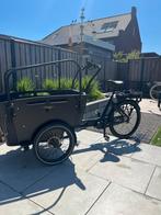 Zwarte bakfiets Vogue carry 3 (ook geschikt voor honden), 4 kinderen of meer, Huif, Zo goed als nieuw, Ophalen
