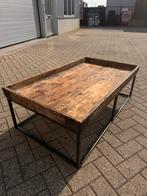 Industriële salontafel koffietafel - dienblad style, Huis en Inrichting, Ophalen, Gebruikt, 50 tot 100 cm, 100 tot 150 cm