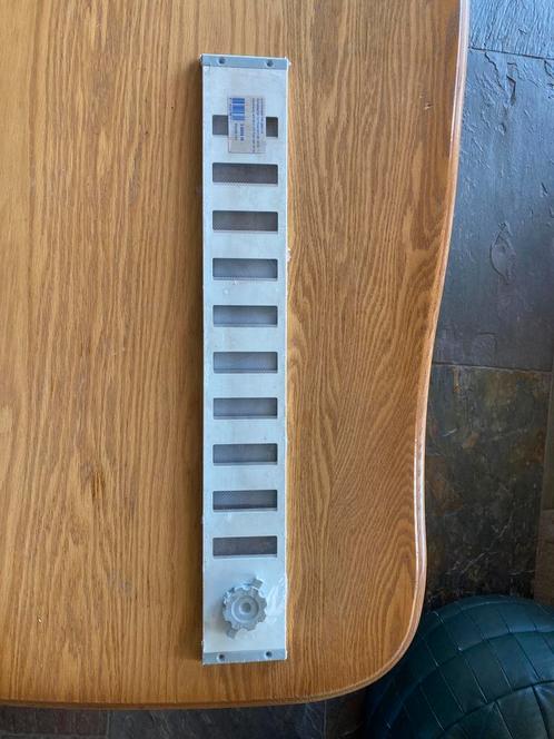 Schuifrooster 65 x 9 cm wit Nieuw, Doe-het-zelf en Verbouw, Ventilatie en Afzuiging, Nieuw, Ophalen of Verzenden