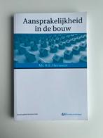 B.E. Hertstein - Aansprakelijkheid in de bouw, Boeken, Techniek, Bouwkunde, Zo goed als nieuw, Ophalen, B.E. Hertstein