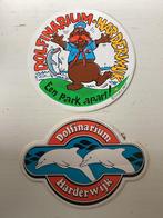 2 stickers Dolfinarium Harderwijk, Verzenden, Zo goed als nieuw, Dier en Natuur