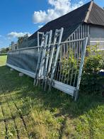 Schuifhek schuifpoort toegangspoort hek poort Heras, Tuin en Terras, Tuinhekken en Hekwerk, Ophalen, Zo goed als nieuw, IJzer