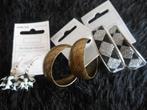 2 paar oorringen en 1 paar oorhangers samen voor € 9,00, Verzenden, Nieuw, Overige kleuren, Overige materialen