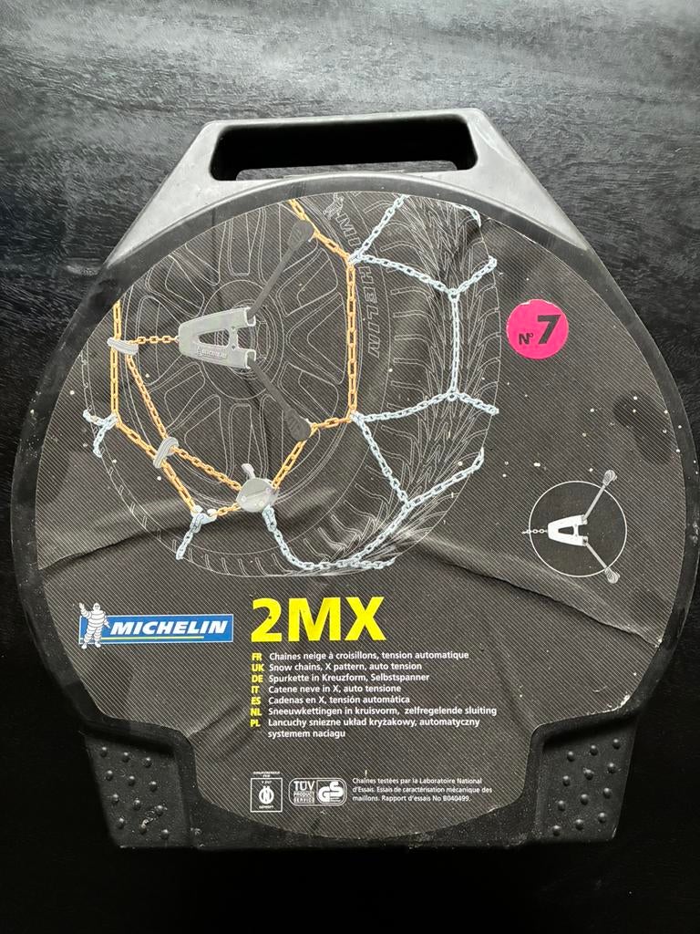 Sneeuwkettingen Michelin 2MX nieuw, Auto diversen, Sneeuwkettingen, Ophalen, Nieuw
