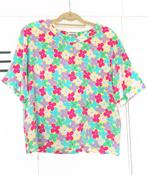 100% zijde! REVEDI vintage 60's top - past mt 40,42, 44, Overige kleuren, Verzenden, Maat 42/44 (L), Zo goed als nieuw