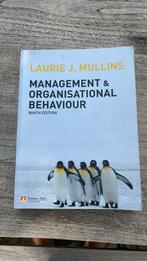 Management & organisational behaviour - Mullens 9th edition, Ophalen of Verzenden, Beta, Zo goed als nieuw, HBO